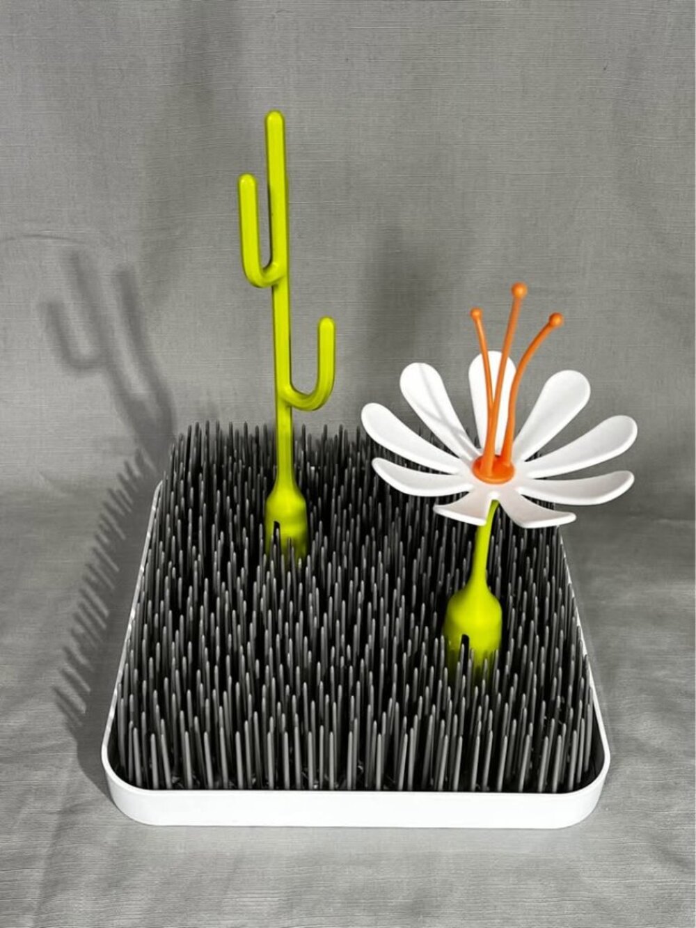 Boon Grass Countertop Drying Rack Bundle